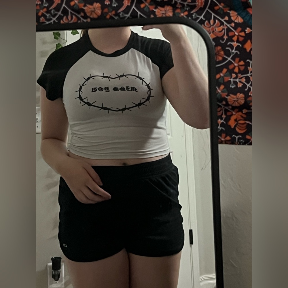 “Miss you” crop top